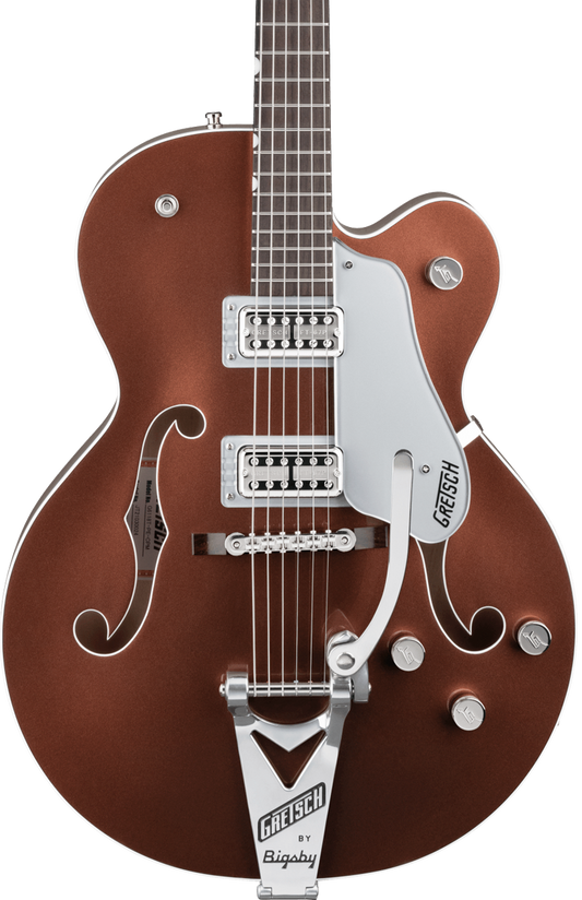 Gretsch  G6118T Players Edition Anniversary Hollow Body w/String-Thru Bigsby RW Two-Tone Copper Metallic/Sahara Metallic w/case