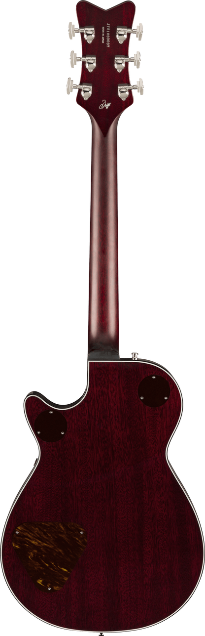 Gretsch G6134TFM-NH Nigel Hendroff Signature Penguin Dark Cherry Metallic Flame w/case