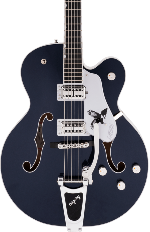 Gretsch G6136T-RR Rich Robinson Magpie Raven's Breast Blue Bigsby w/case