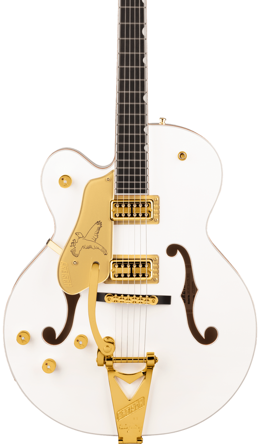 Gretsch G6136TG-LH Players Edition Falcon Hollow Body w/String-Thru Bigsby White  Left Hand w/case