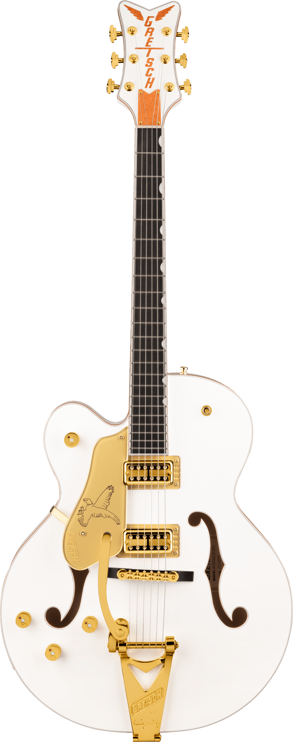 Gretsch G6136TG-LH Players Edition Falcon Hollow Body w/String-Thru Bigsby White  Left Hand w/case