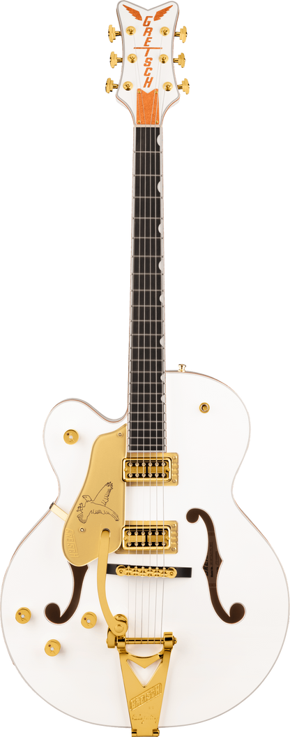Gretsch G6136TG-LH Players Edition Falcon Hollow Body w/String-Thru Bigsby White  Left Hand w/case