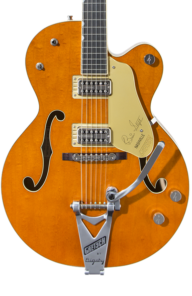 Gretsch G6120T-BSSMK Brian Setzer Signature Nashville Hollow Body 59 Smoke w/Bigsby Smoke Orange w/case