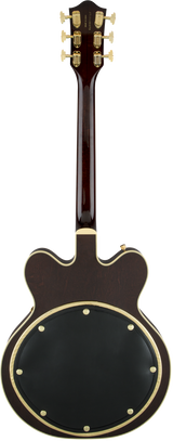 Back of Gretsch G6122T-62 Vintage Select Edition '62 Chet Atkins Country Gentleman w/Bigsby TV Jones Walnut Stain.