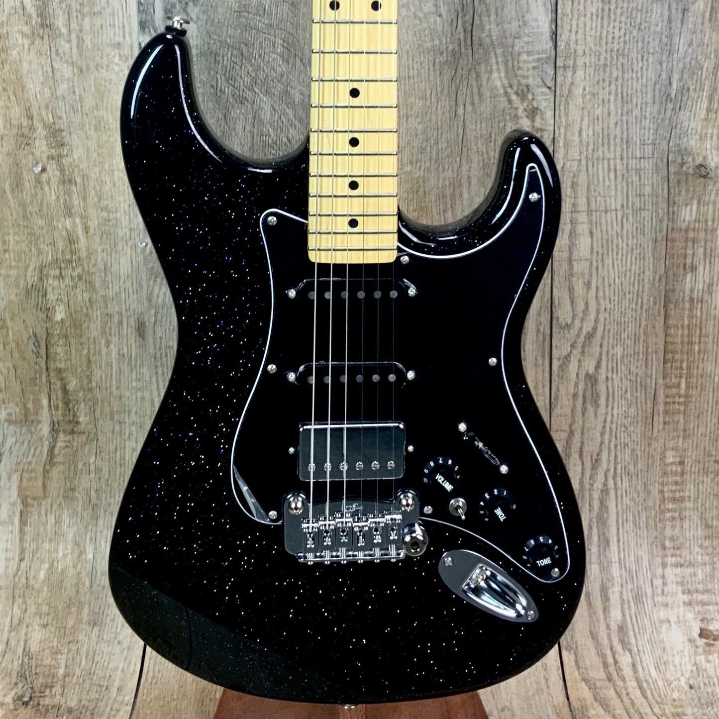 Front of G&L USA Legacy HSS Andromeda MP.