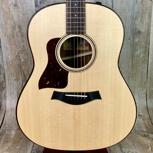 Front of Taylor AD17e American Dream Left Hand Natural.