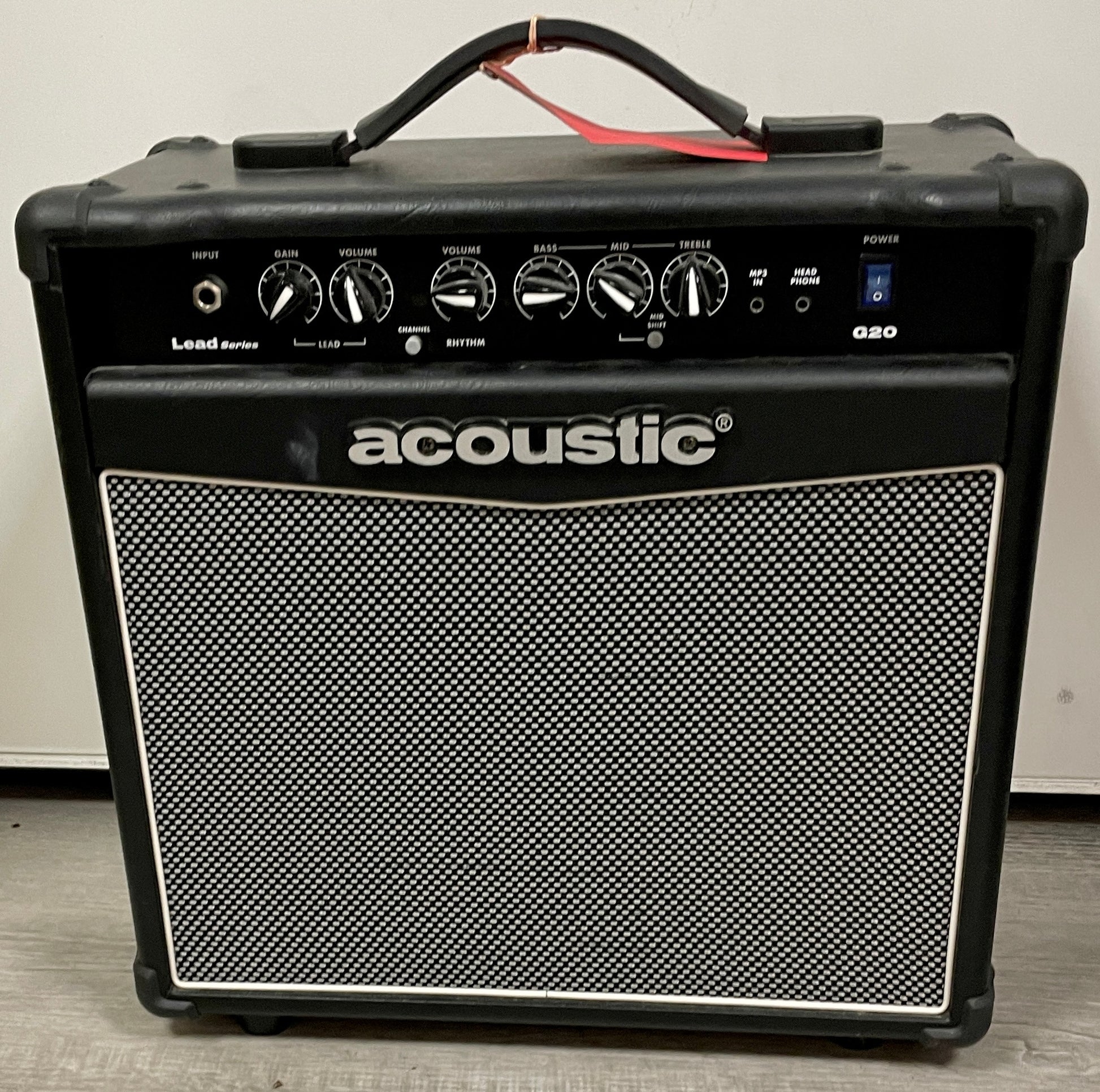 Front of Used Acoustic G20 Electric Guitar Amp TSS2353.
