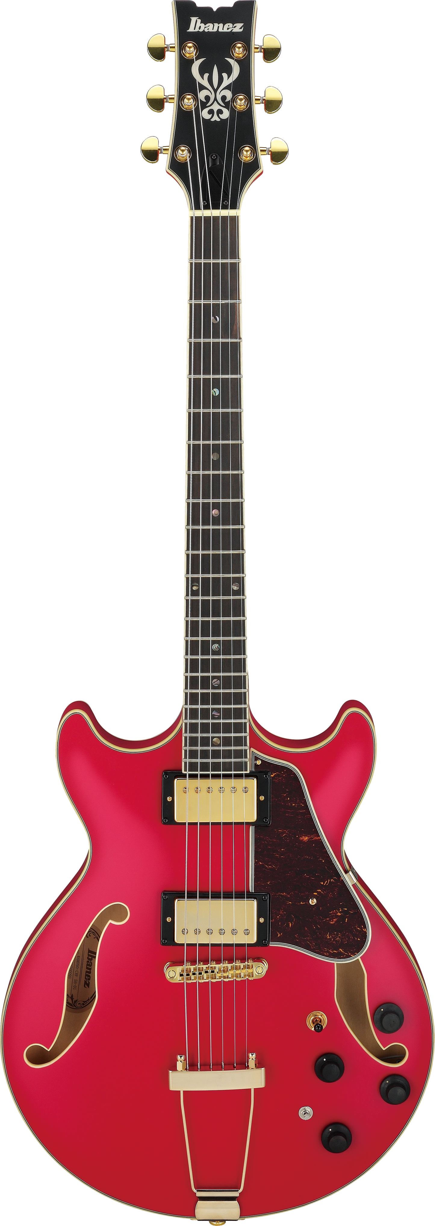 Open Box Ibanez AMH90CRF Artcore Expressionist Cherry Red Flat
