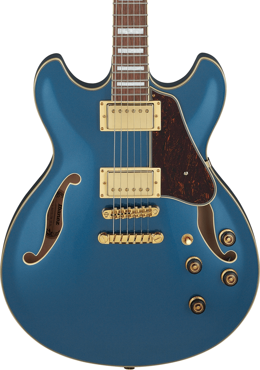 Open Box Ibanez AS73G Artcore Semi-hollow Prussian Blue Metallic