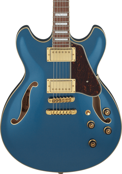 Open Box Ibanez AS73G Artcore Semi-hollow Prussian Blue Metallic