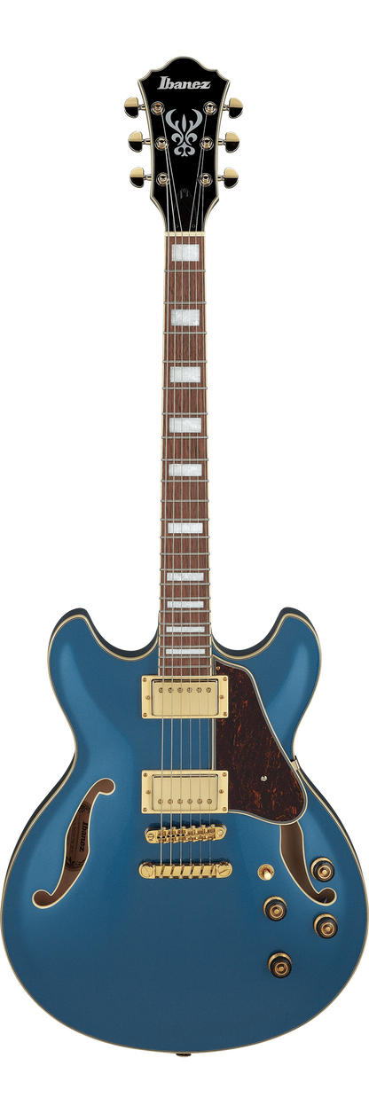 Open Box Ibanez AS73G Artcore Semi-hollow Prussian Blue Metallic