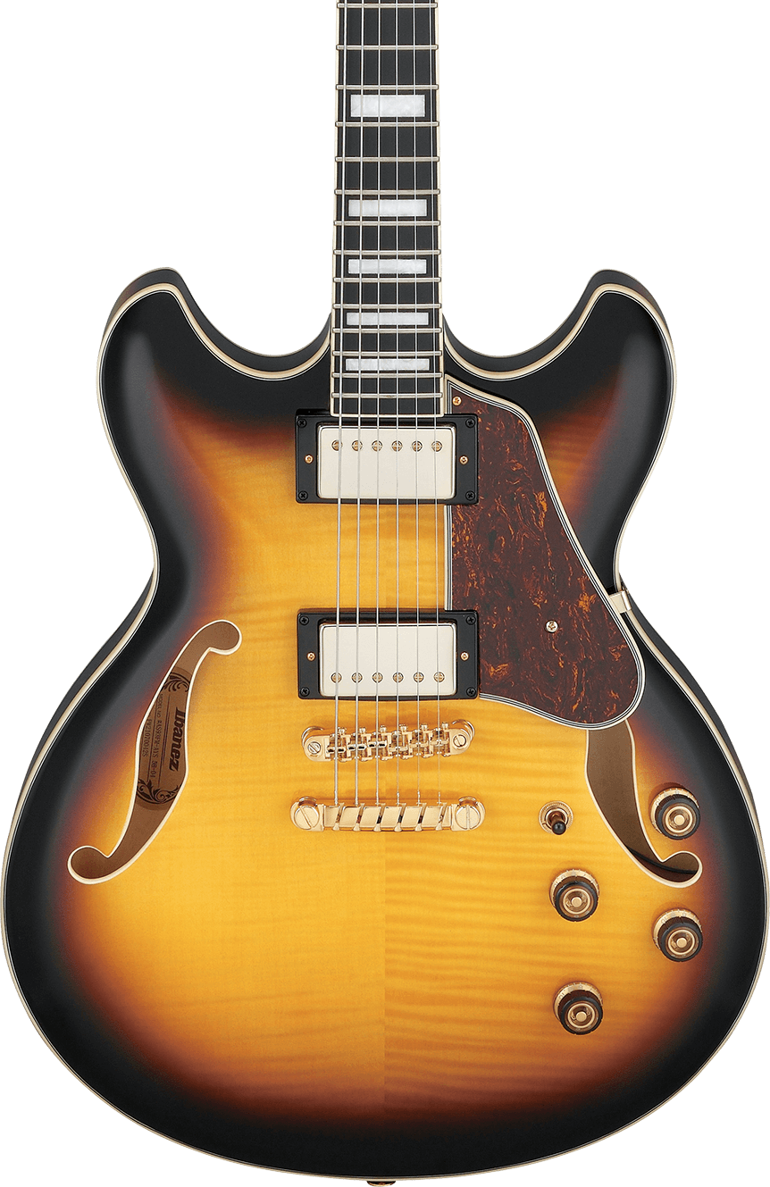 Ibanez AS93FM Artcore Expressionist Semi-hollow Electric Antique Yellow Sunburst