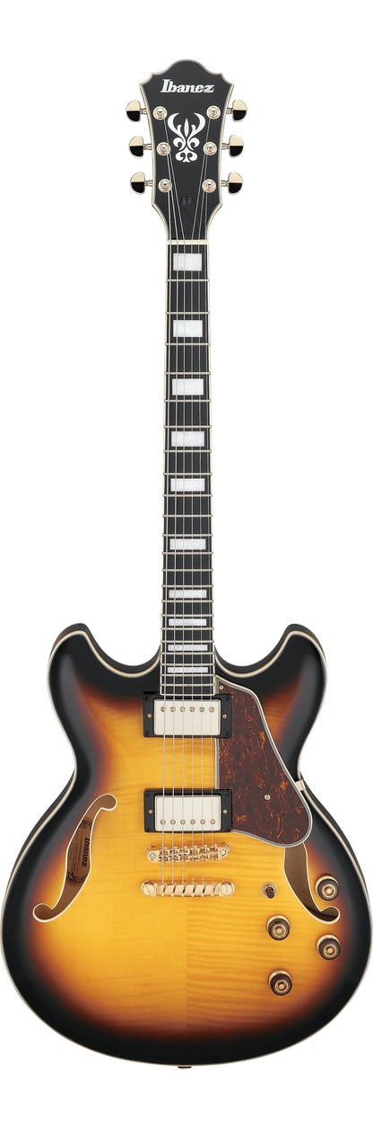 Ibanez AS93FM Artcore Expressionist Semi-hollow Electric Antique Yellow Sunburst