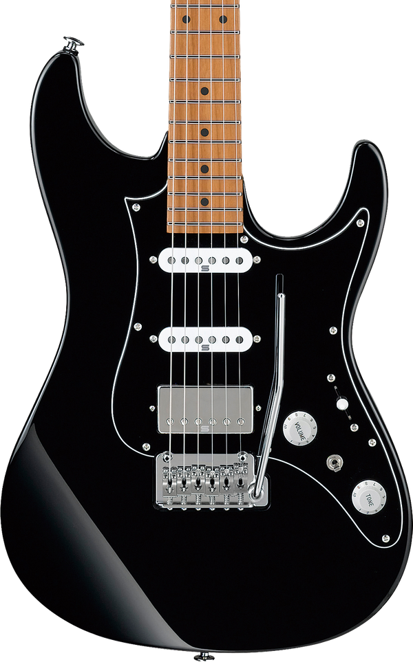Front of Ibanez AZ2204BBK Prestige Black.