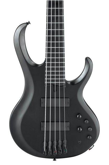 Ibanez BTB625EX Iron Label 5-String Bass Black Flat