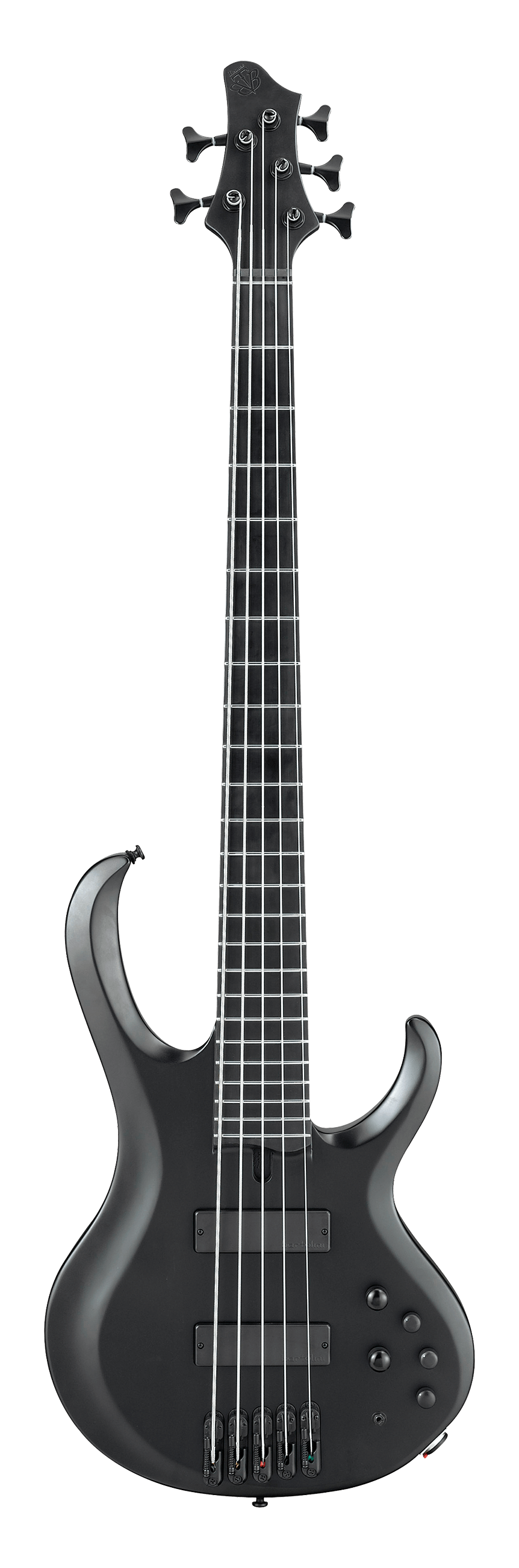 Ibanez BTB625EX Iron Label 5-String Bass Black Flat