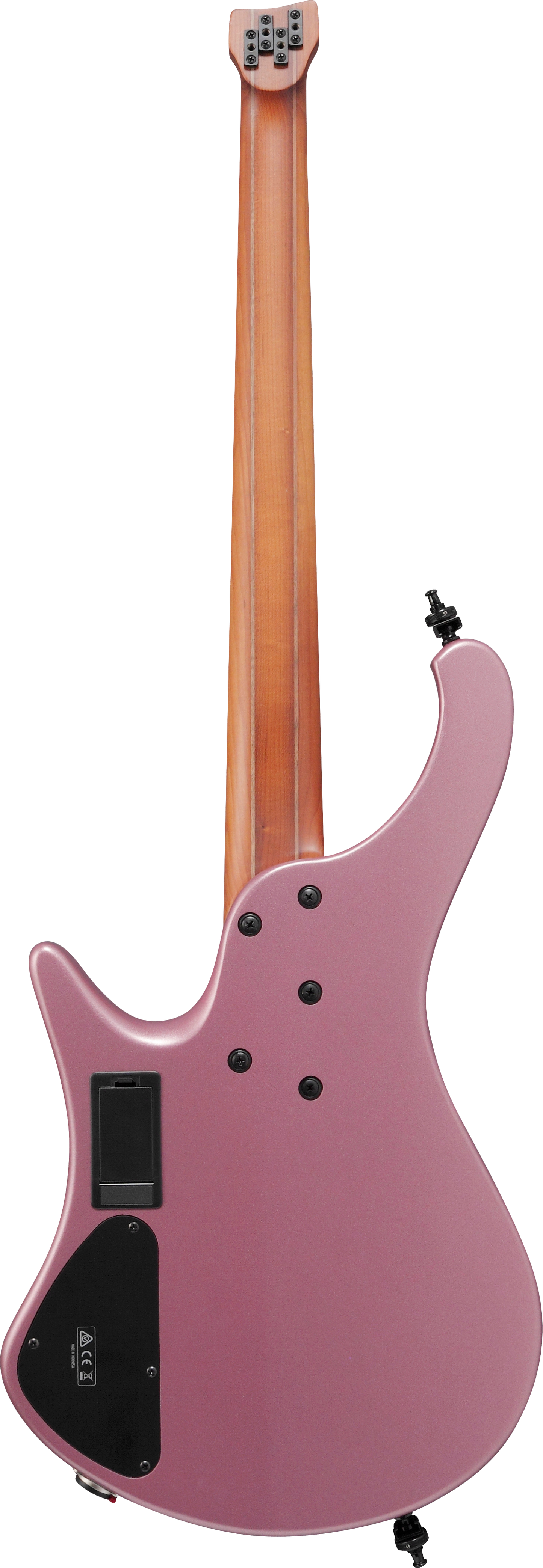 Open Box Ibanez EHB1000SPMM Ergonomic Headless Bass Pink Gold Metallic Matte w/Bag