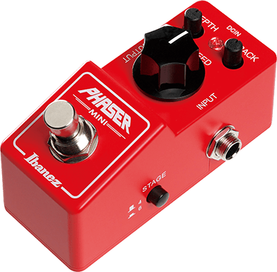Front right of Ibanez MINI Phaser.