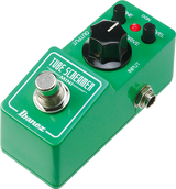 Front right angle of Ibanez Tube Screamer Mini.