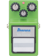 Top down of Ibanez Tube Screamer TS9 pedal.