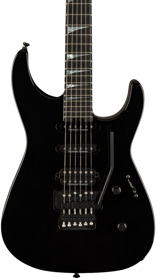 Front of Jackson American Series Soloist SL3 Gloss Black.