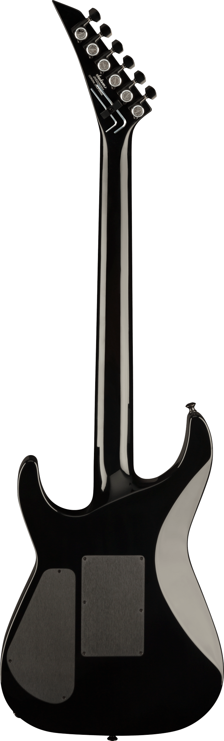 Back of Jackson American Series Soloist SL3 Gloss Black.