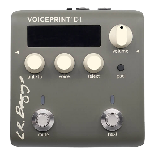 Top down of LR Baggs Voiceprint Acoustic DI.