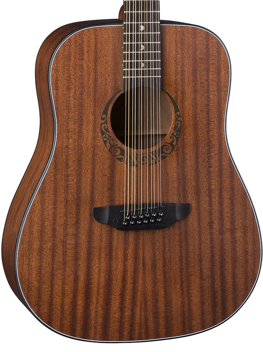 Luna Gypsy Dreadnought 12 String Mahogany