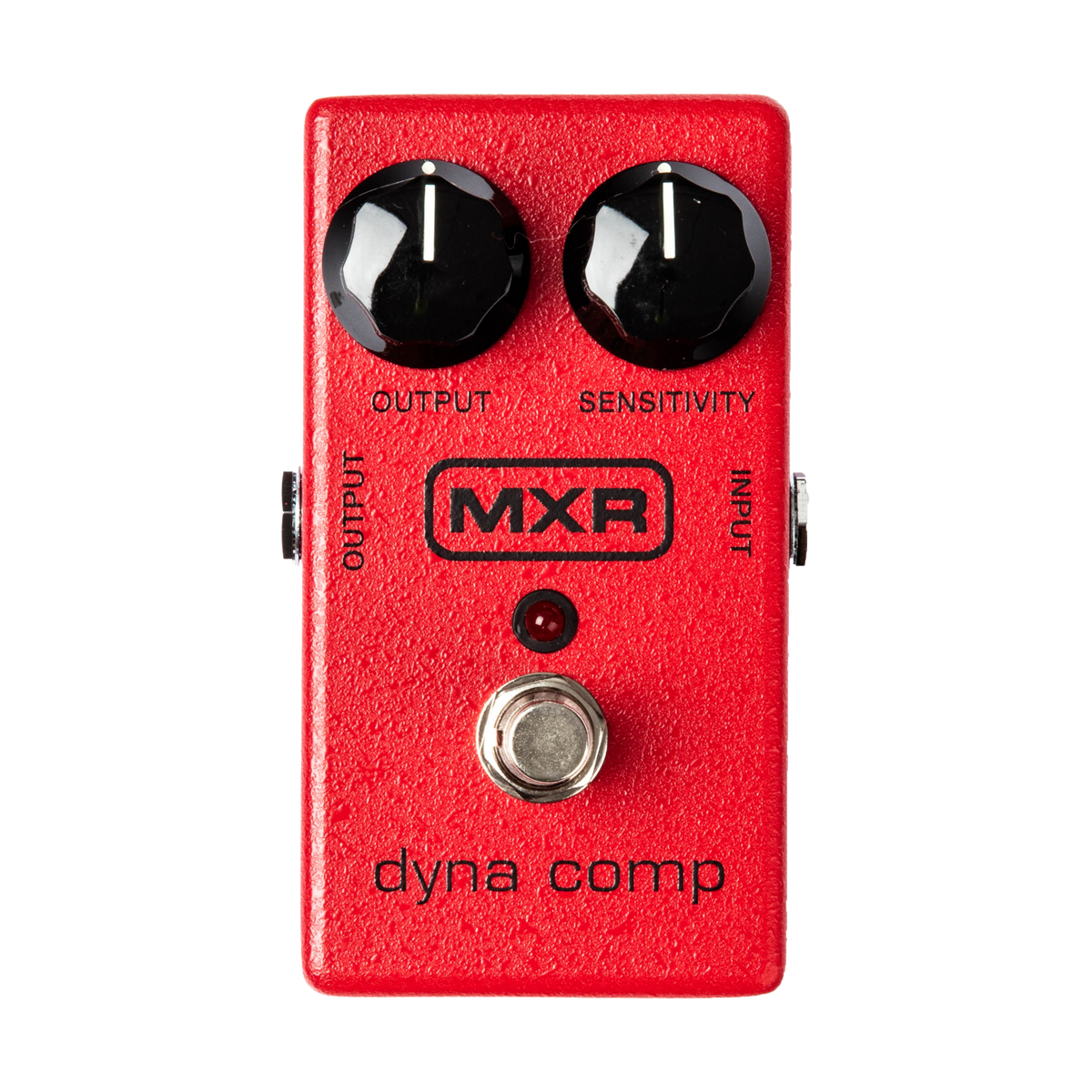 Top down of MXR M102 Dyna Comp Compressor.