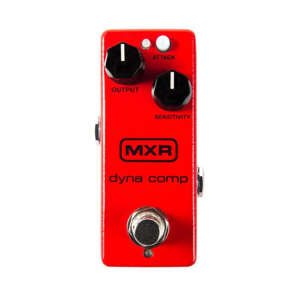 Top down of MXR M291 Dyna Comp Mini.