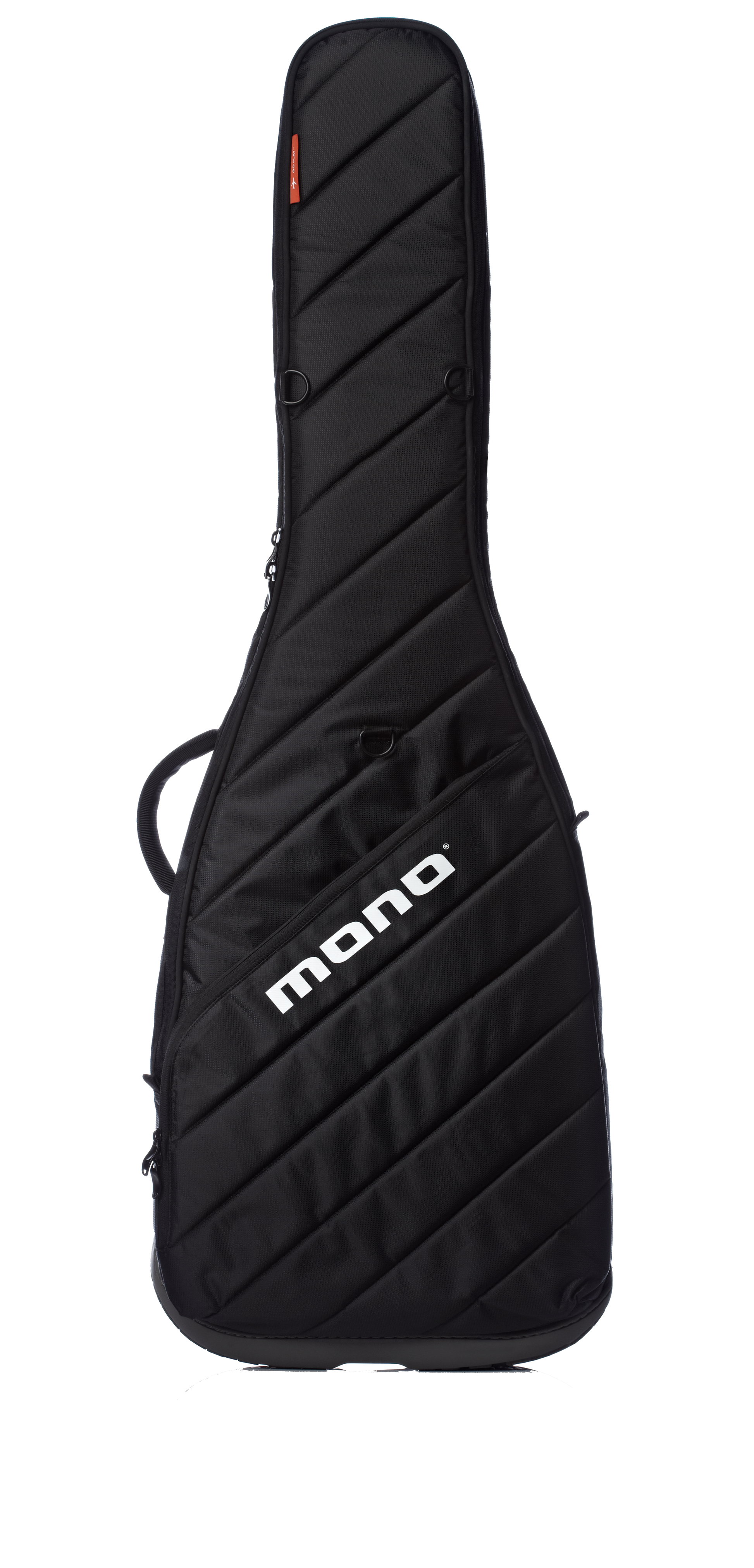 Front of Mono M80-VHB-BLK Vertigo Semi-Hollow Black.