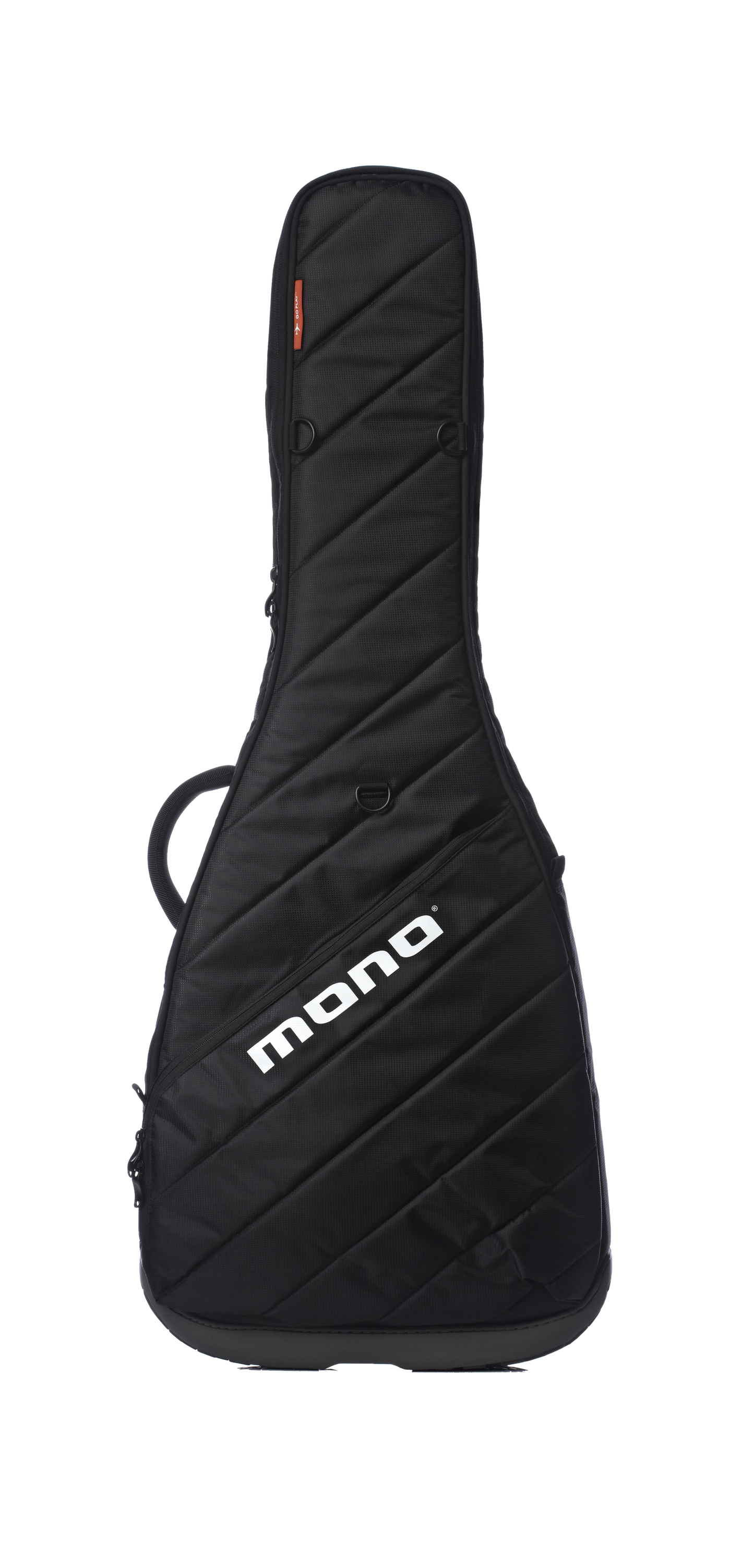 Front of Mono M80-VEG Vertigo Electric Gig Bag Black.