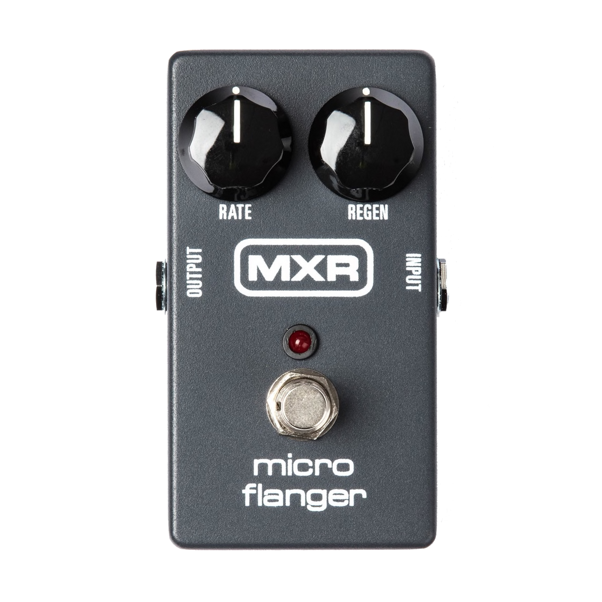 Top down of MXR M152 Micro Flanger.