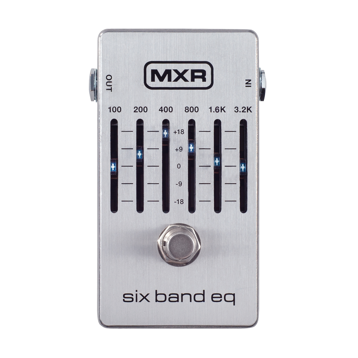 Top down of MXR M109S 6 BAND EQ.