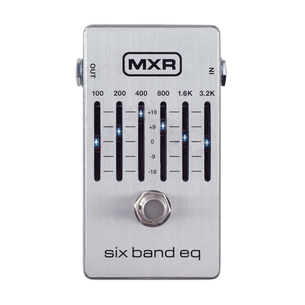 Top down of MXR M109S 6 BAND EQ.
