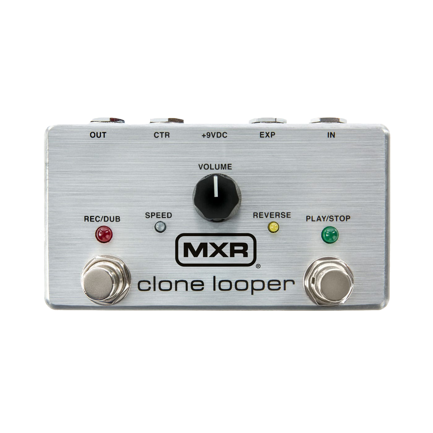 Top down of MXR M303 Clone Looper.