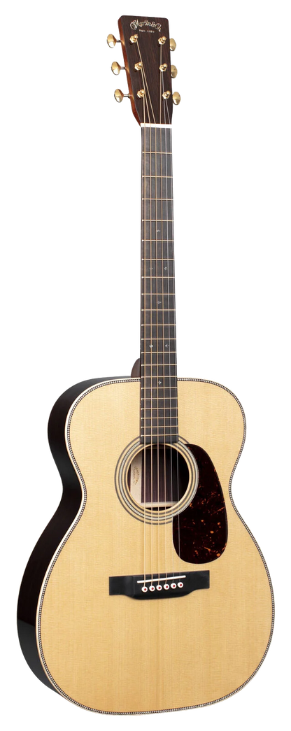 Full frontal of Martin 00-28 Modern Deluxe Natural.