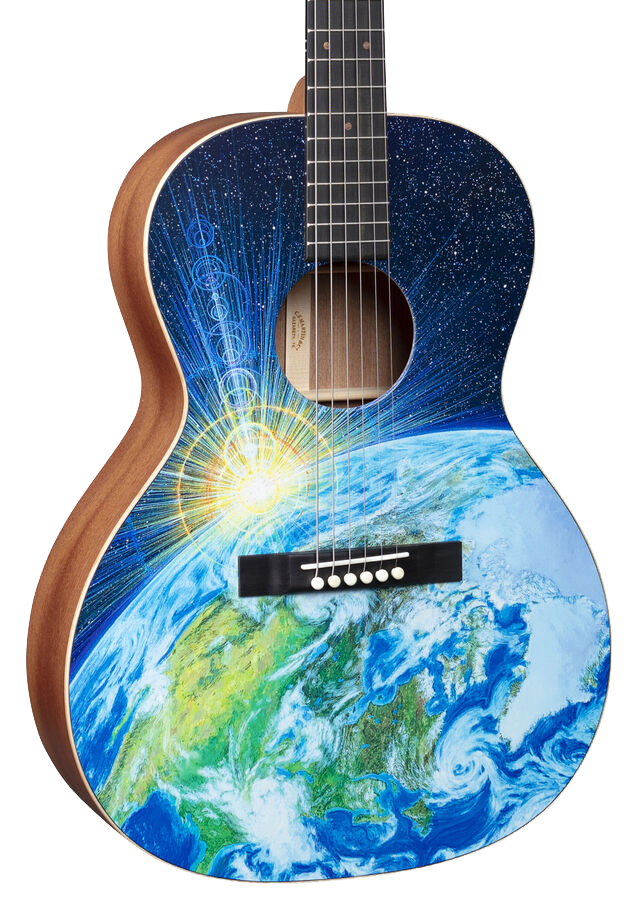 Front of Martin 00L Earth FSC-certified.