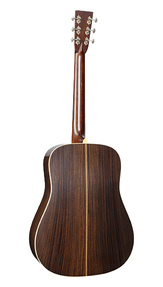 Back of Martin Custom Shop D-28 Authentic 1937 Vintage Low Gloss w/Stage 1 Aging.