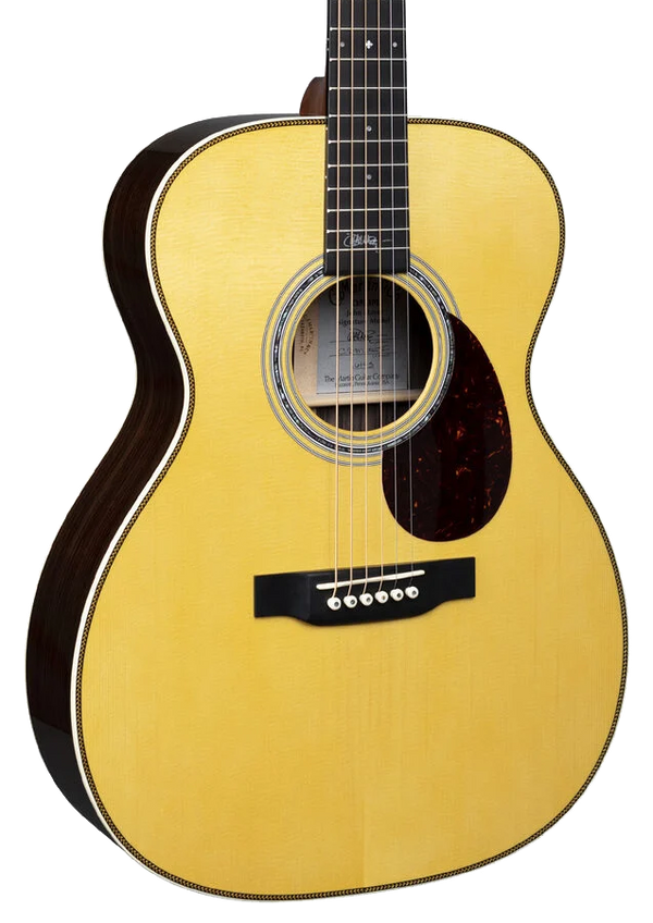 Front angle of Martin OMJM John Mayer.