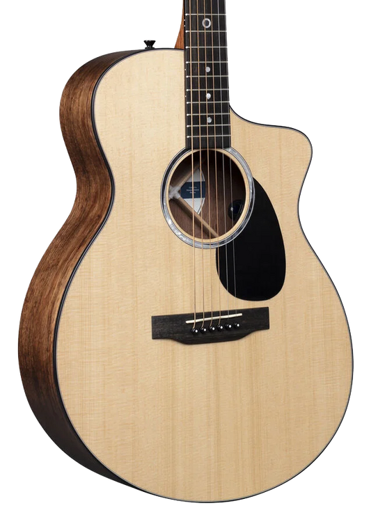 Front of Martin SC-10E Natural.