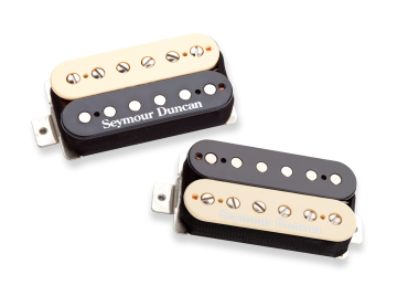 Front of Seymour Duncan Pearly Gates Set Zebra.