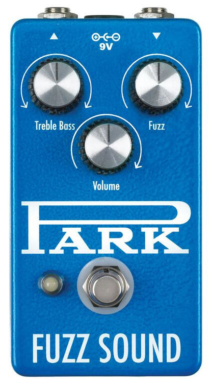 Top down of EarthQuaker Devices Park Fuzz.