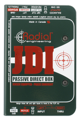 Top down of Radial JDI Passive Direct Box.