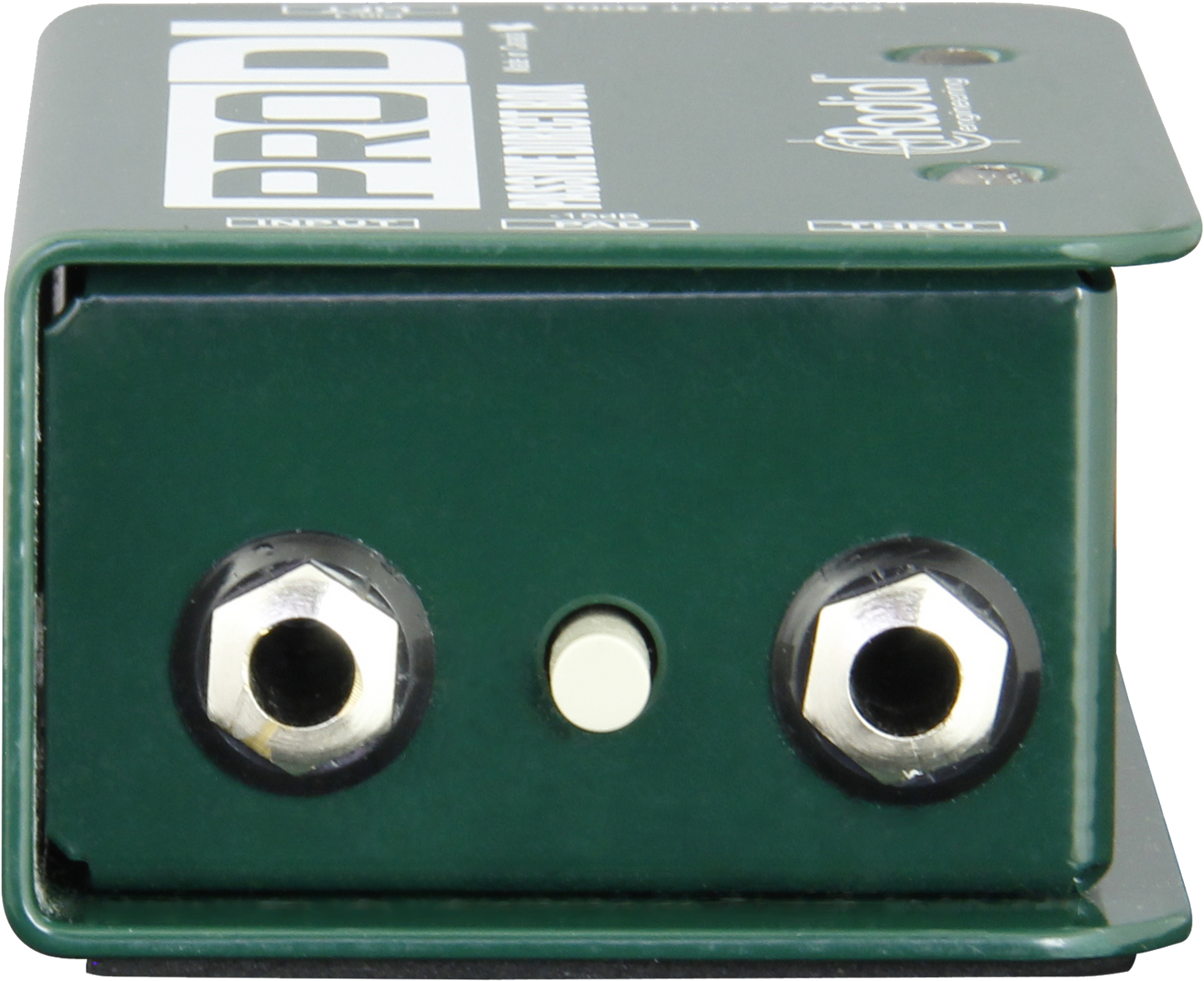 Left side of Radial Pro DI Direct Box.