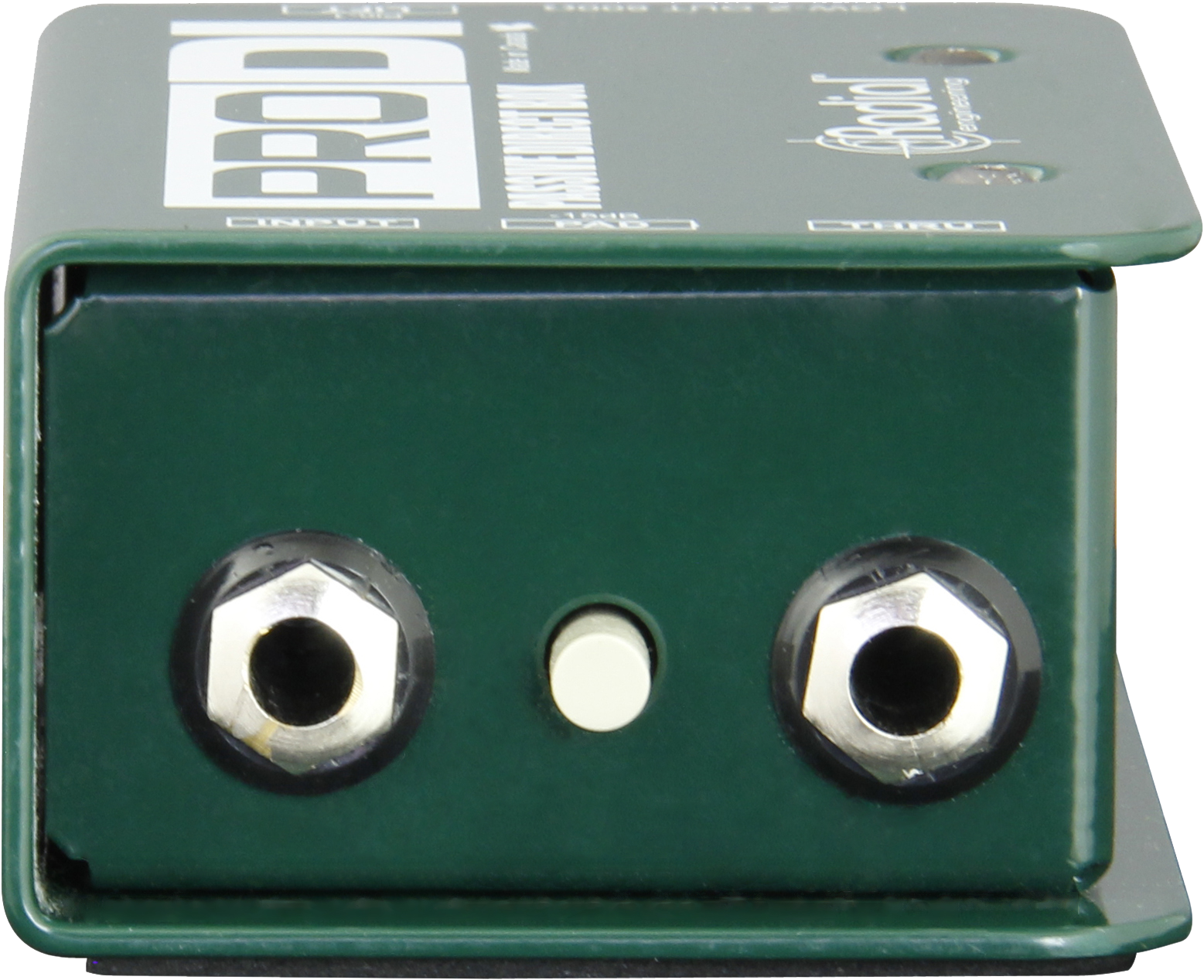 Left side of Radial Pro DI Direct Box.
