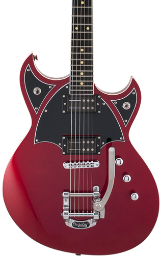 Front of Reverend Reeves Gabrels Spacehawk Metallic Red.