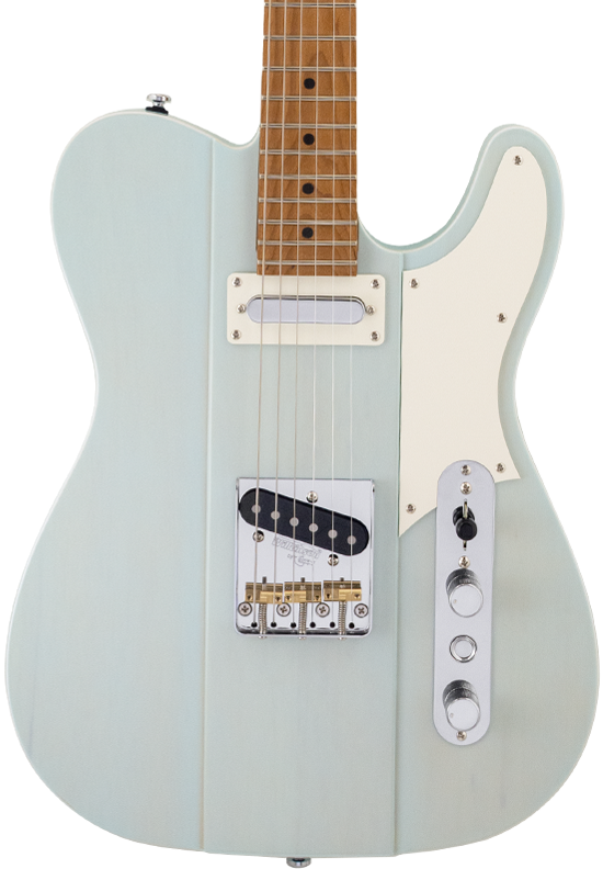 Front of Reverend Greg Koch Signature Gristlemaster Blucifer.