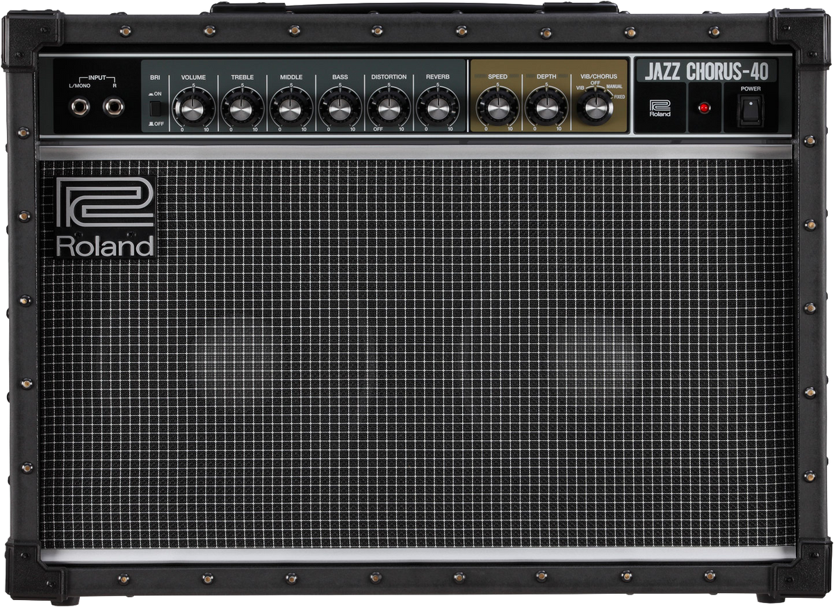 Front of Roland JC-40 Jazz Chorus.
