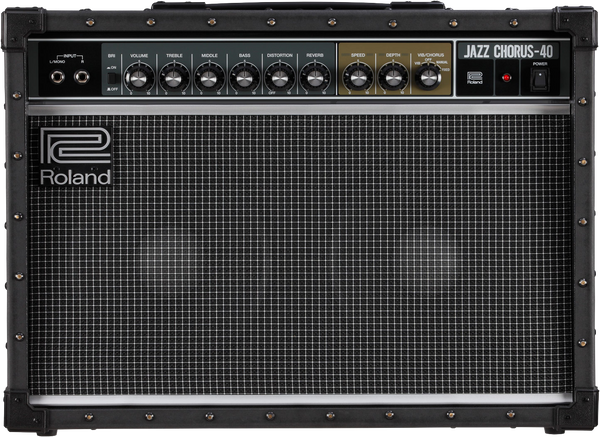 Front of Roland JC-40 Jazz Chorus.